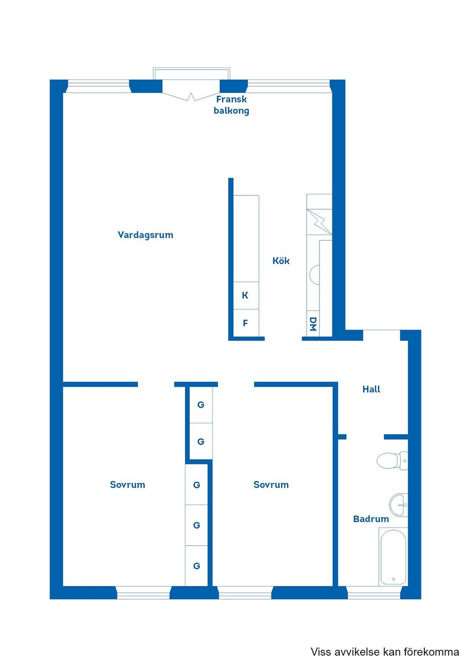 Bostadsrätt, Järnvägsgatan 33A, Centrum, Hässleholm