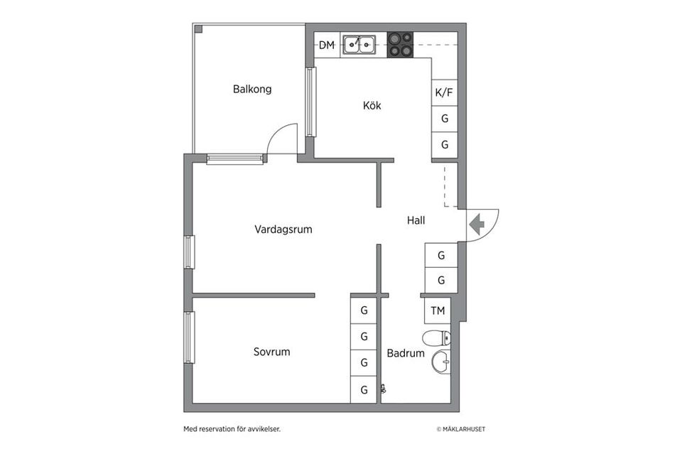Bostadsrätt, Tackjärnsvägen 16, Johannesfred, Stockholm