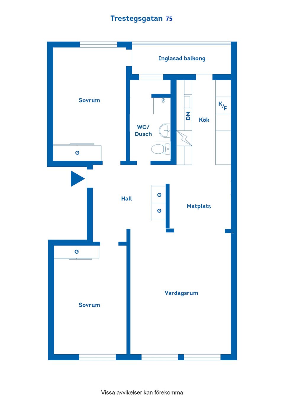 Bostadsrätt, Trestegsgatan 75, Ektorp, Norrköping