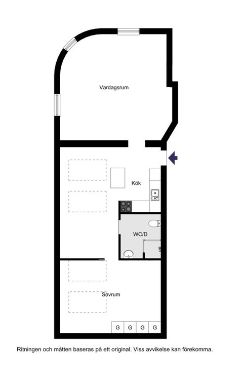 Bostadsrätt, Von Möllersgatan 1, Halmstad centrum, Halmstad