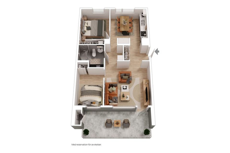 Bostadsrätt, Pionjärgatan 22, Rynningeåsen, Örebro