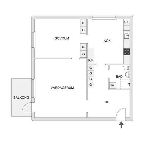Bostadsrätt, Lindormsgatan 39, Sjöbo, Borås