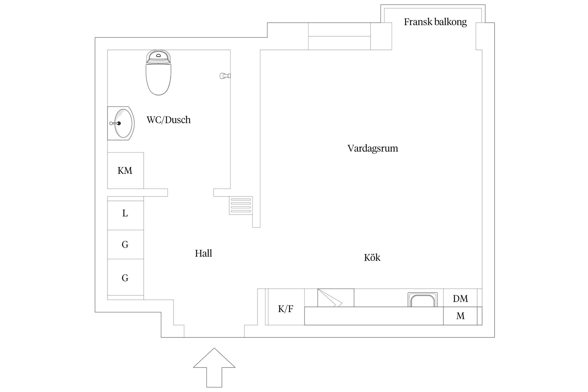 Bostadsrätt, Guldkällegatan 69, Kungsladugård, Göteborg