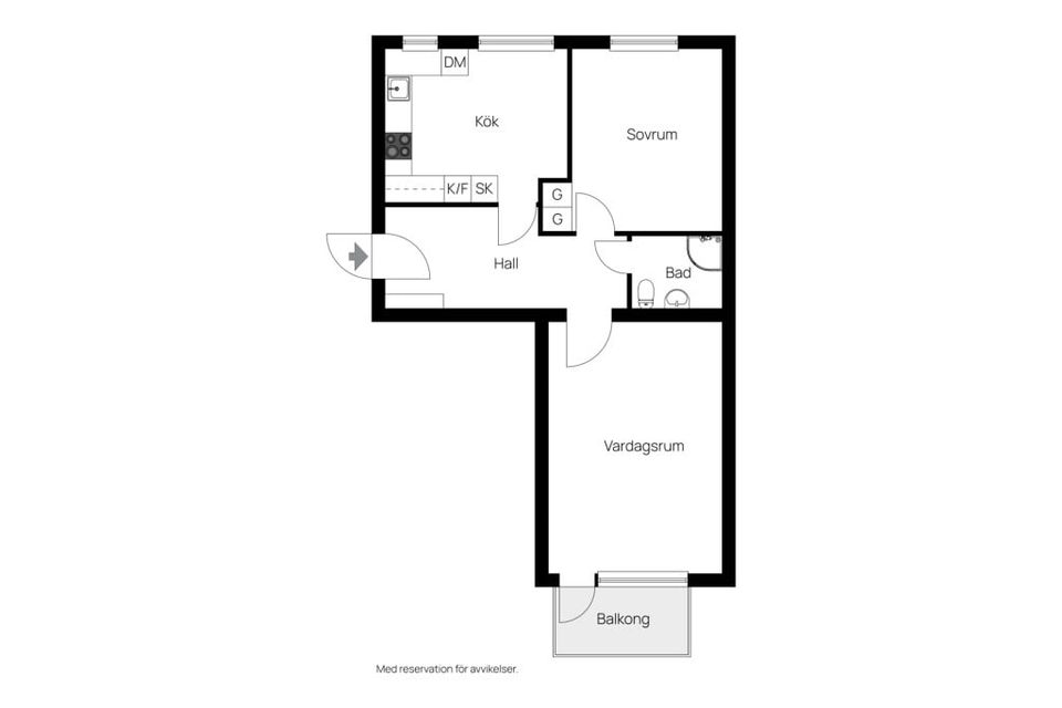 Bostadsrätt, Södervägen 11 E, Centralt, Knivsta