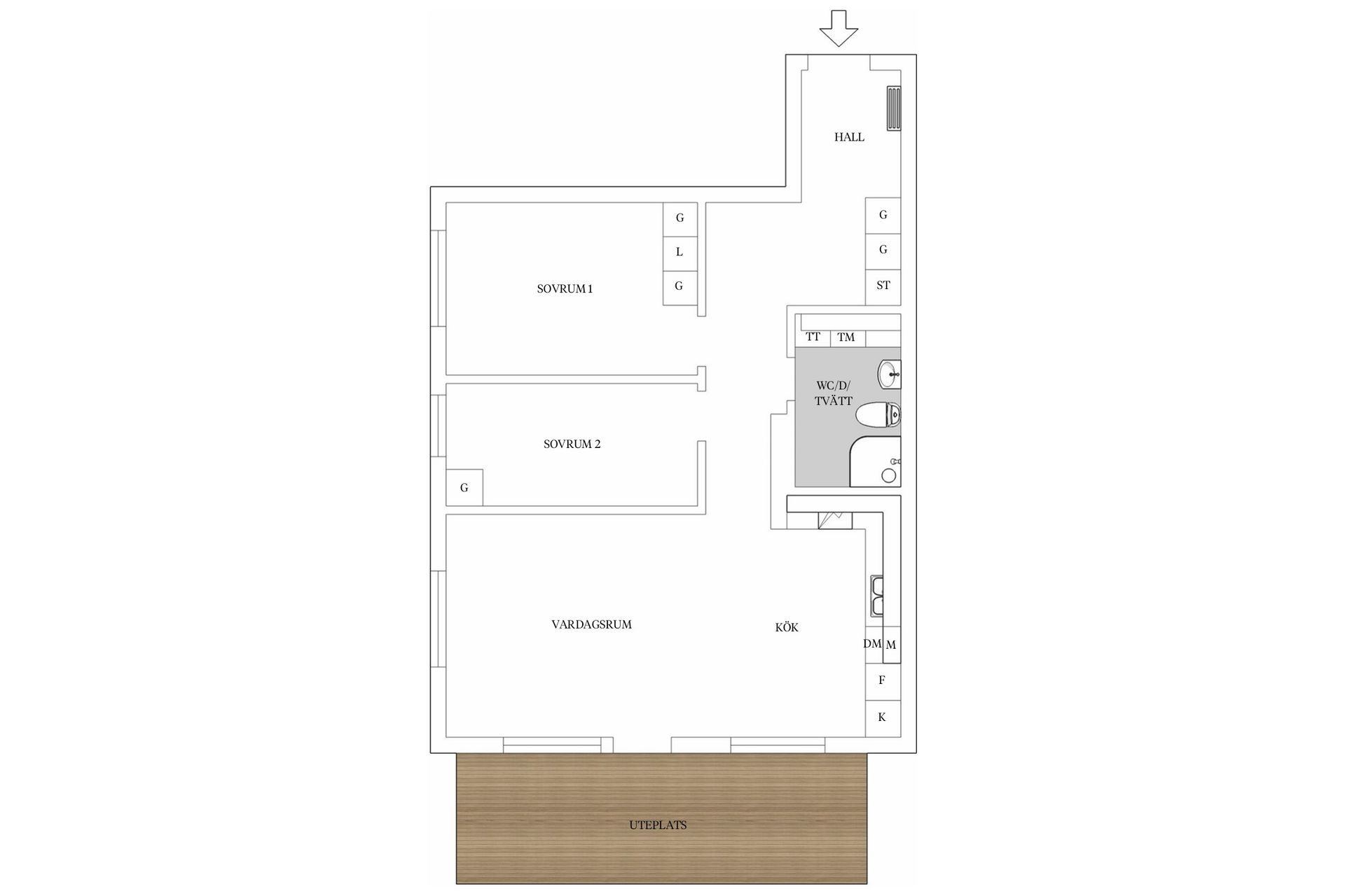Bostadsrätt, Kvillegatan 3, Centrala Hisingen, Göteborg