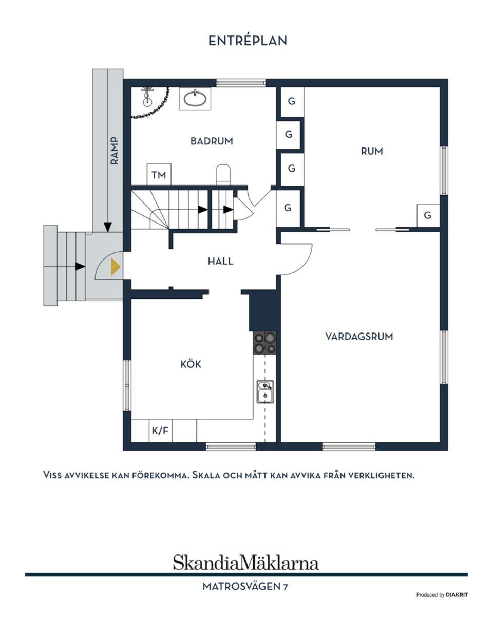 Villa, Matrosvägen 7, Örnsköldsvik