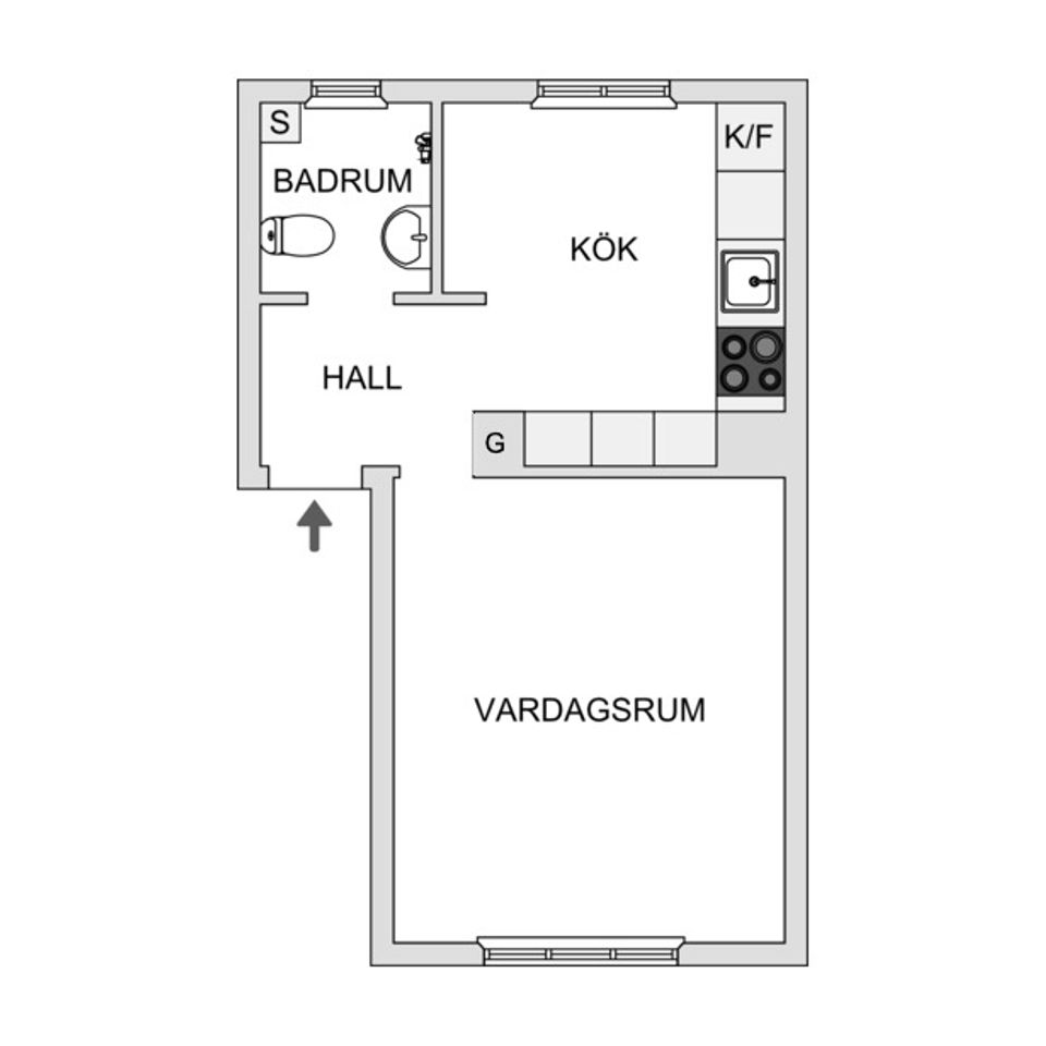 Bostadsrätt, Ulvens gata 20A, Hedvigsborg, Borås