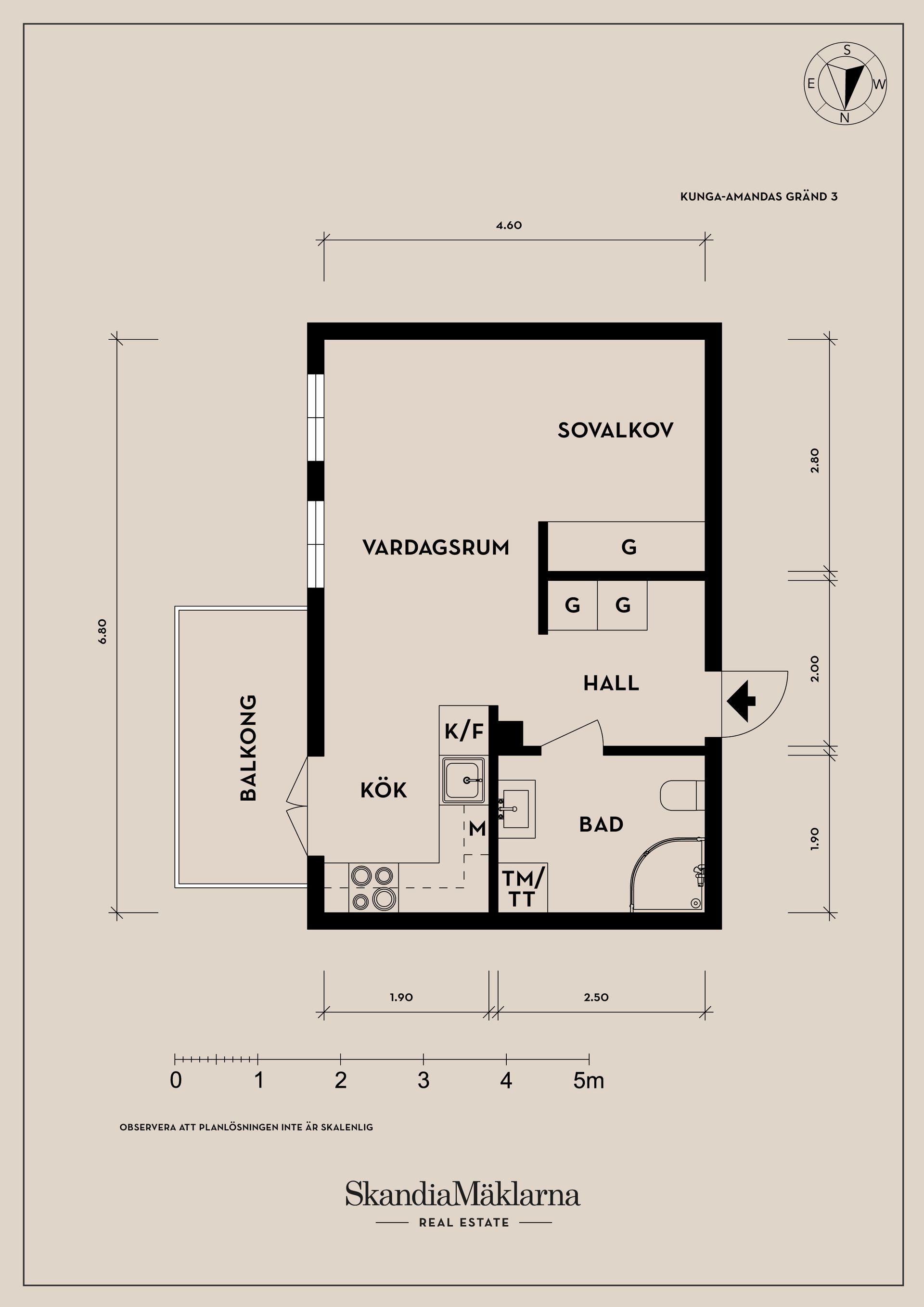 Bostadsrätt, Kunga-Amandas Gränd 3, Göteborg