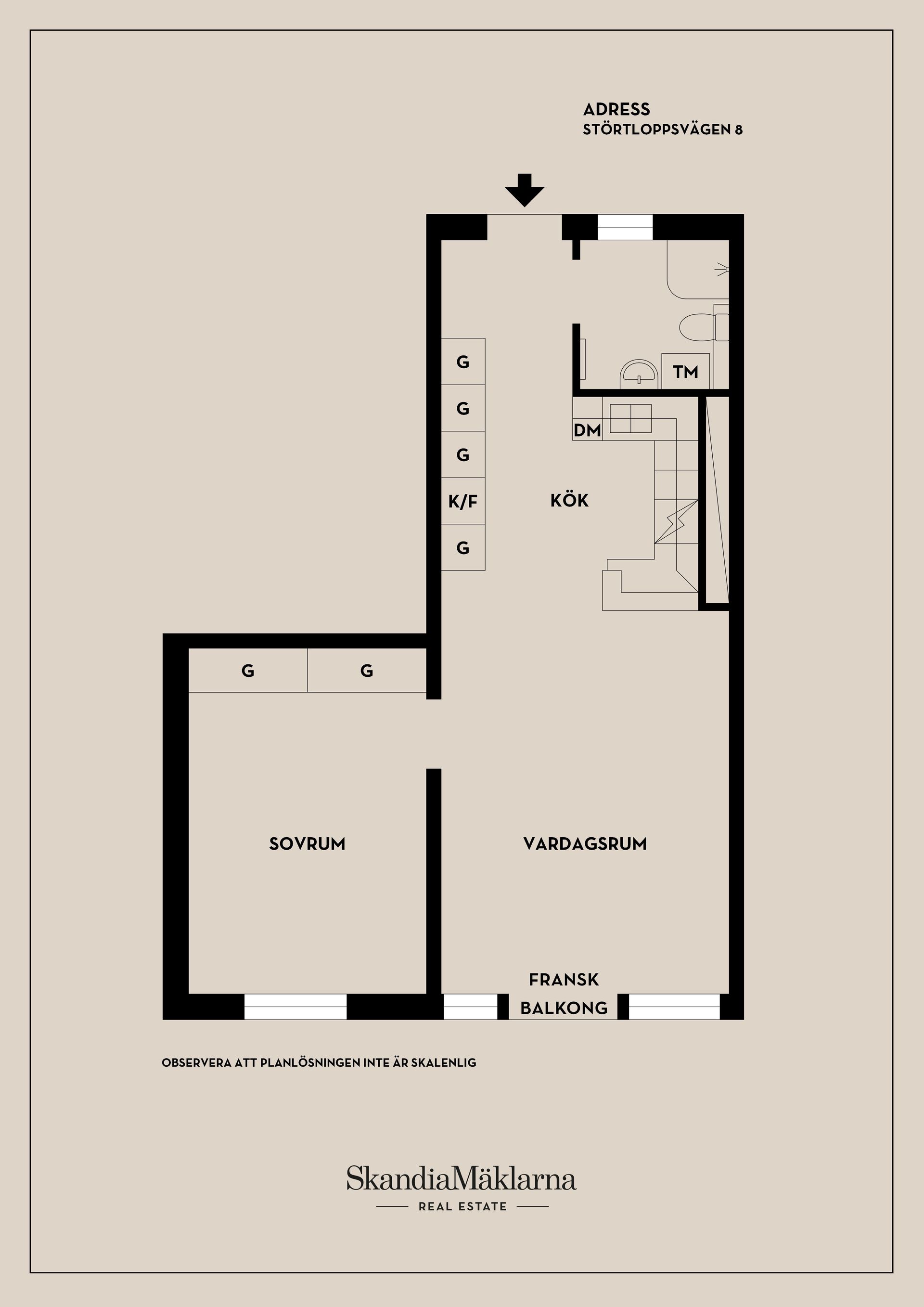 Bostadsrätt, Störtloppsvägen 8, Hägersten/Västertorp, Stockholm
