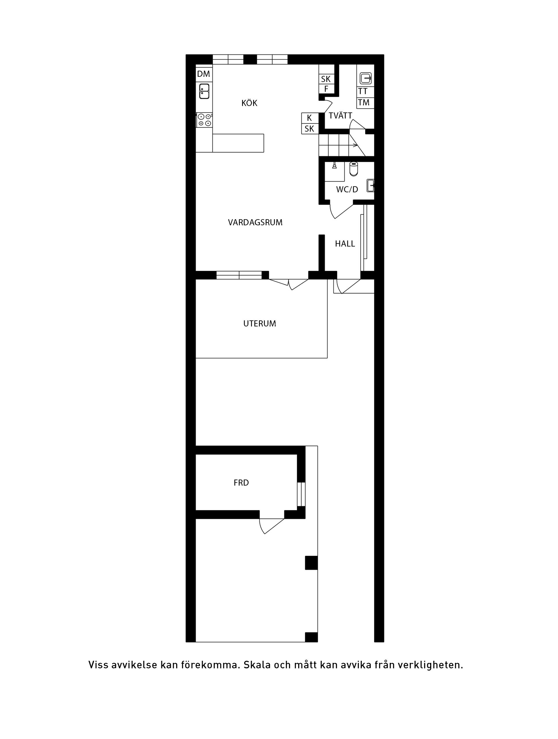 Radhus, Skeppsbyggargränd 25, Brandholmen, Nyköping