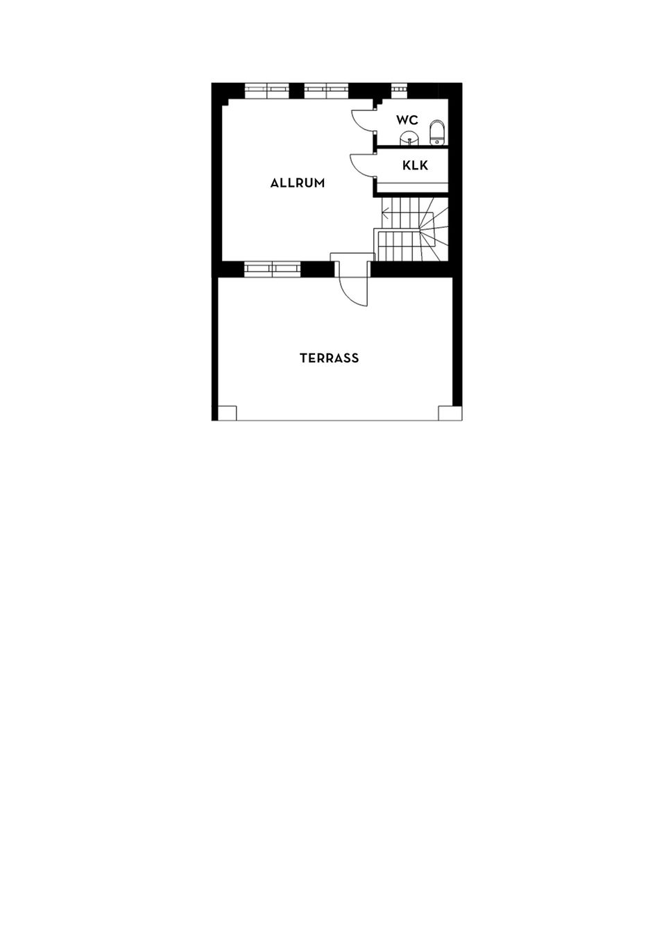 Radhus, Skeppsbyggargränd 25, Brandholmen, Nyköping