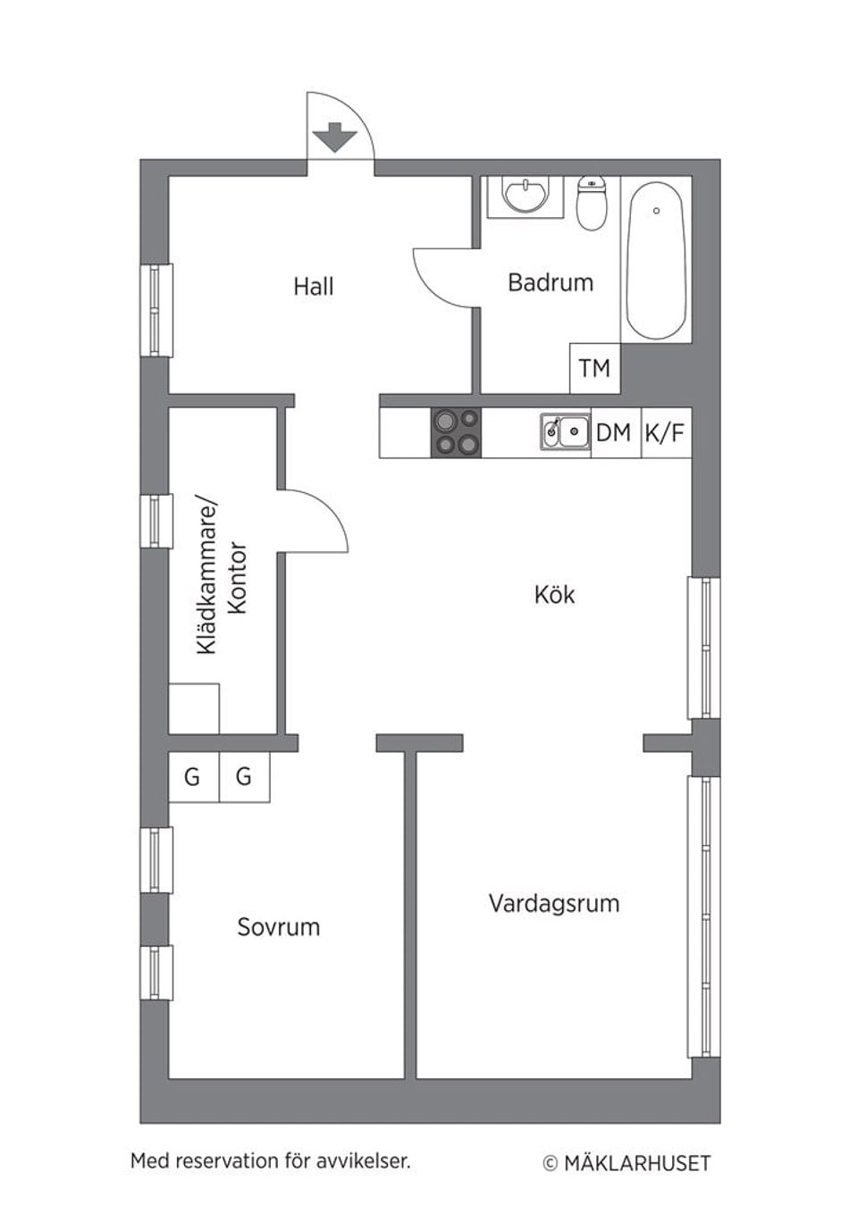 Bostadsrätt, Sofiedalsvägen 17, Sofiedal, Hudiksvall