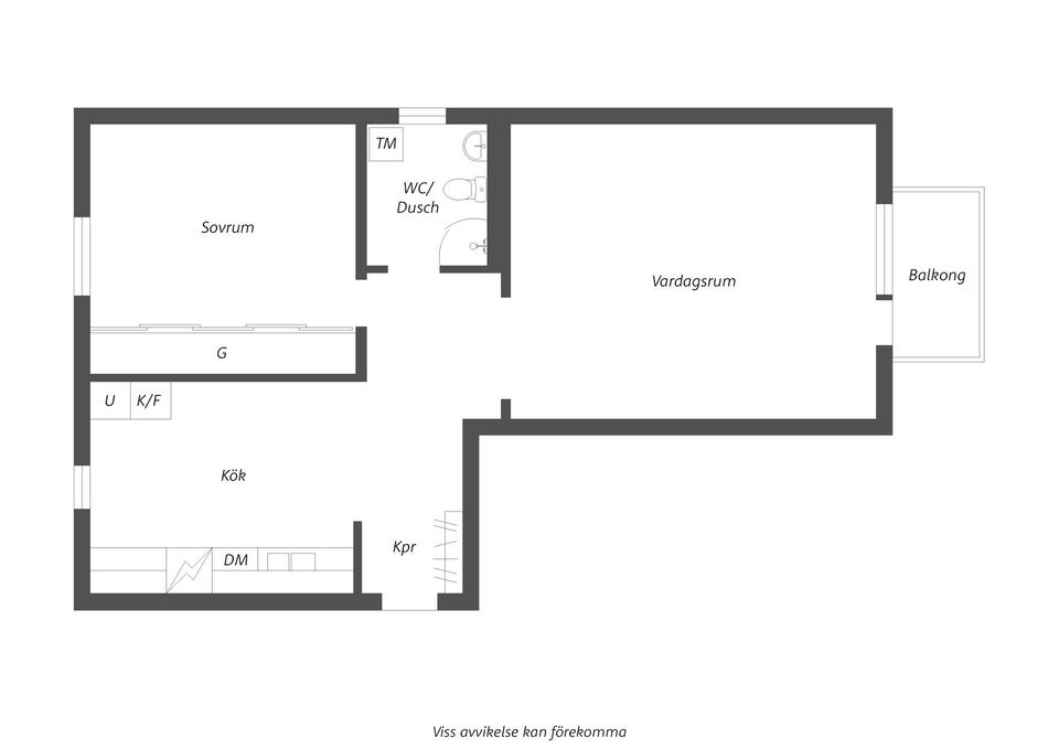 Bostadsrätt, Engelbrektsgatan 105C, Norrmalm, Borås