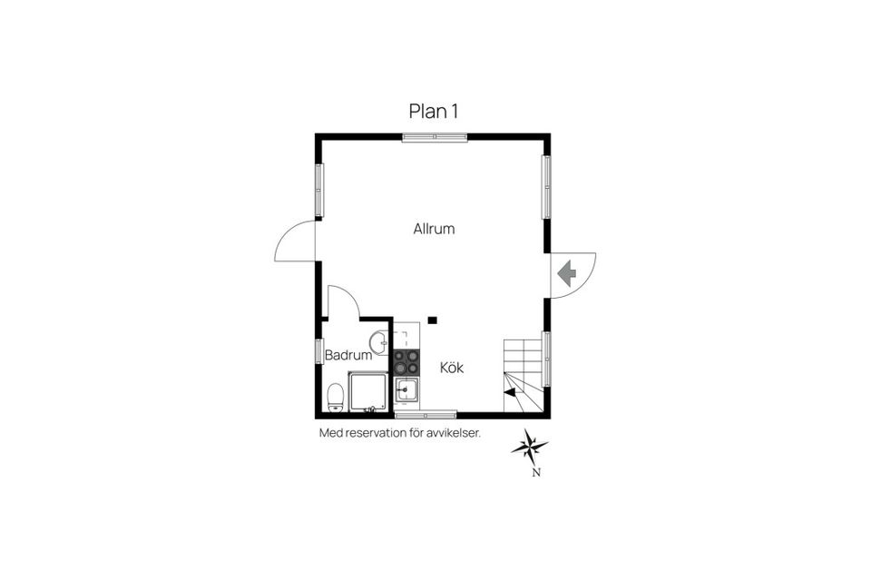 Villa, Dyrenäs 13, Vristulven, Mariestad