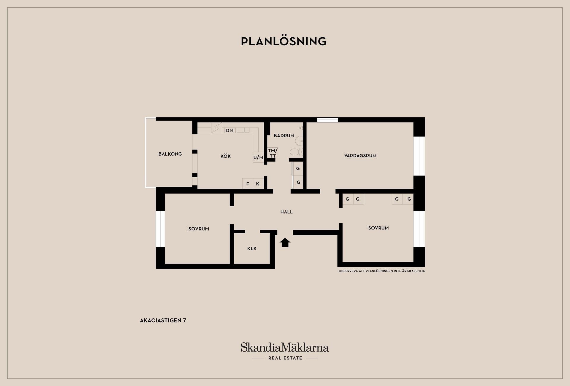 Bostadsrätt, Akaciastigen 7, Mariestad