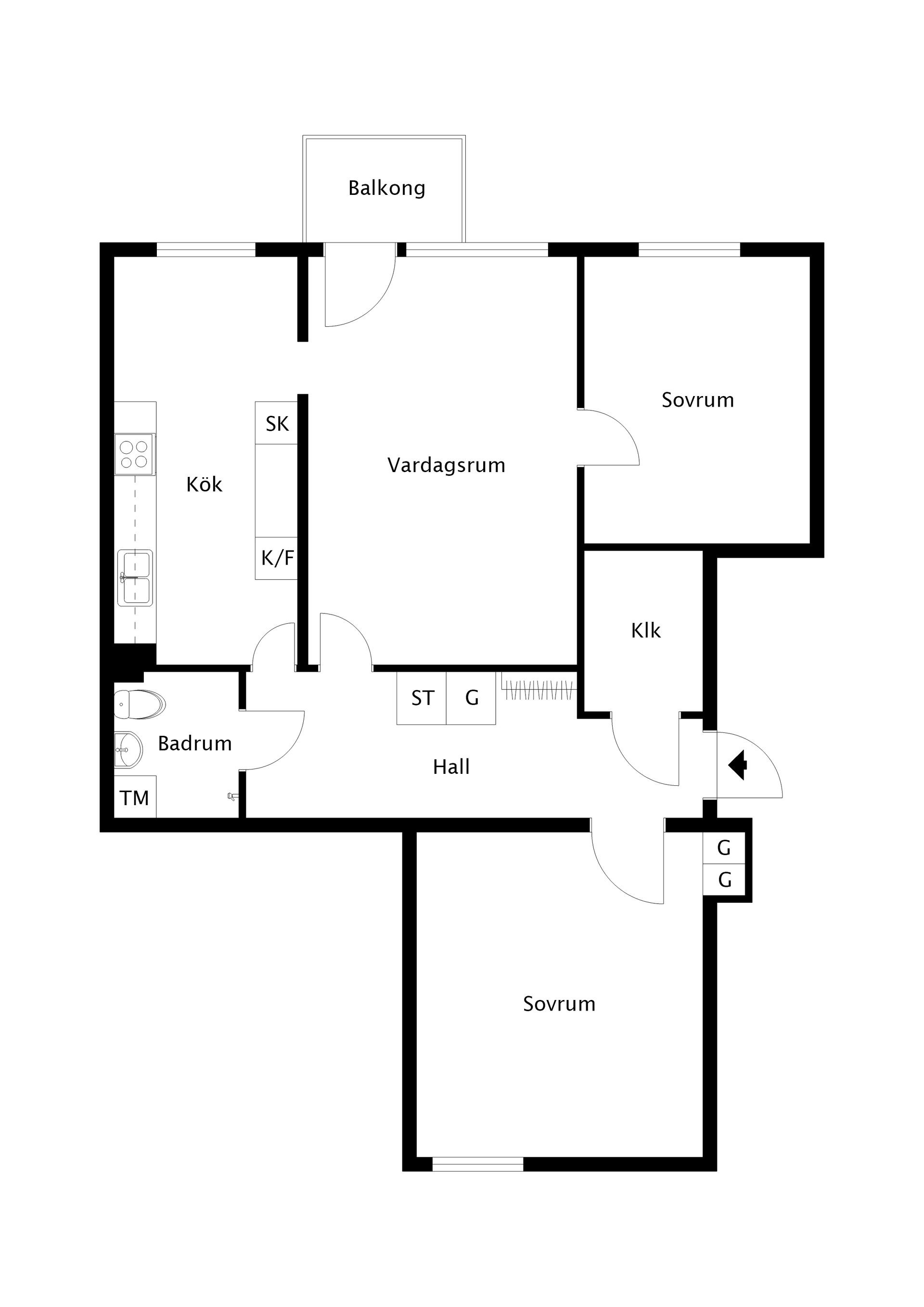 Bostadsrätt, Erik Tegels väg 27, Bromsten, Stockholm