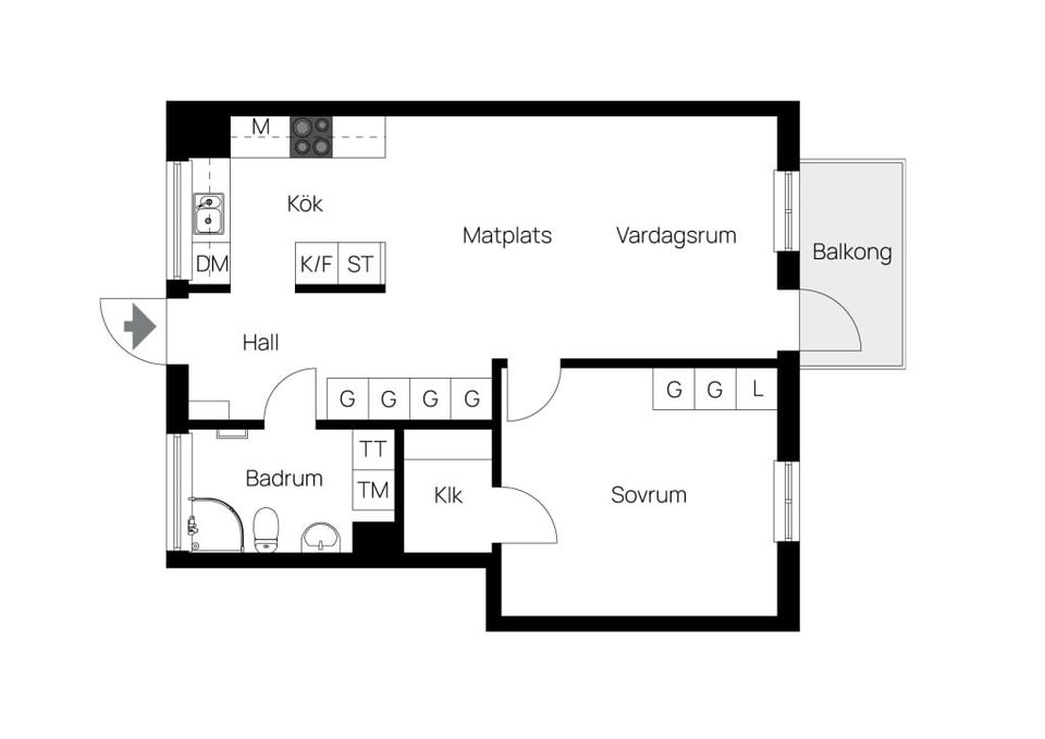 Bostadsrätt, Havtornsvägen 2, Tölö, Kungsbacka