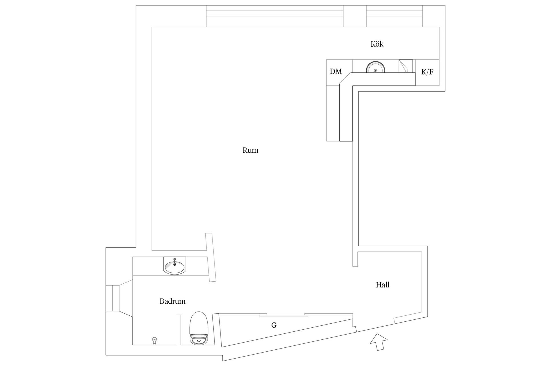 Bostadsrätt, Sandelsgatan 38, Nedre Gärdet, Stockholm
