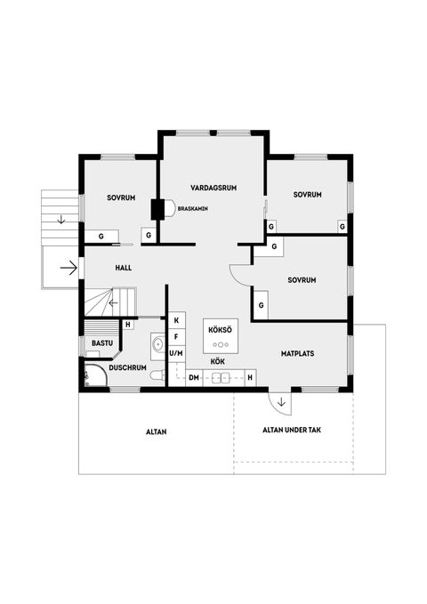 Villa, Hövdingavägen 6, Vallentuna Centrum, Vallentuna