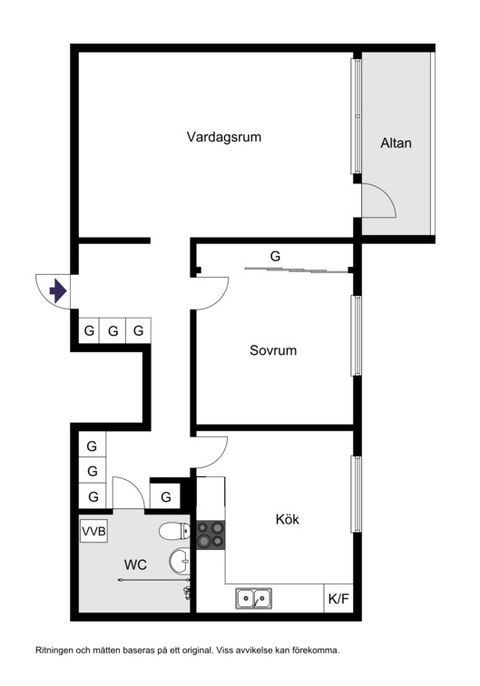 Bostadsrätt, Kasten Rönnowsgatan 3i, Halmstad centrum, Halmstad
