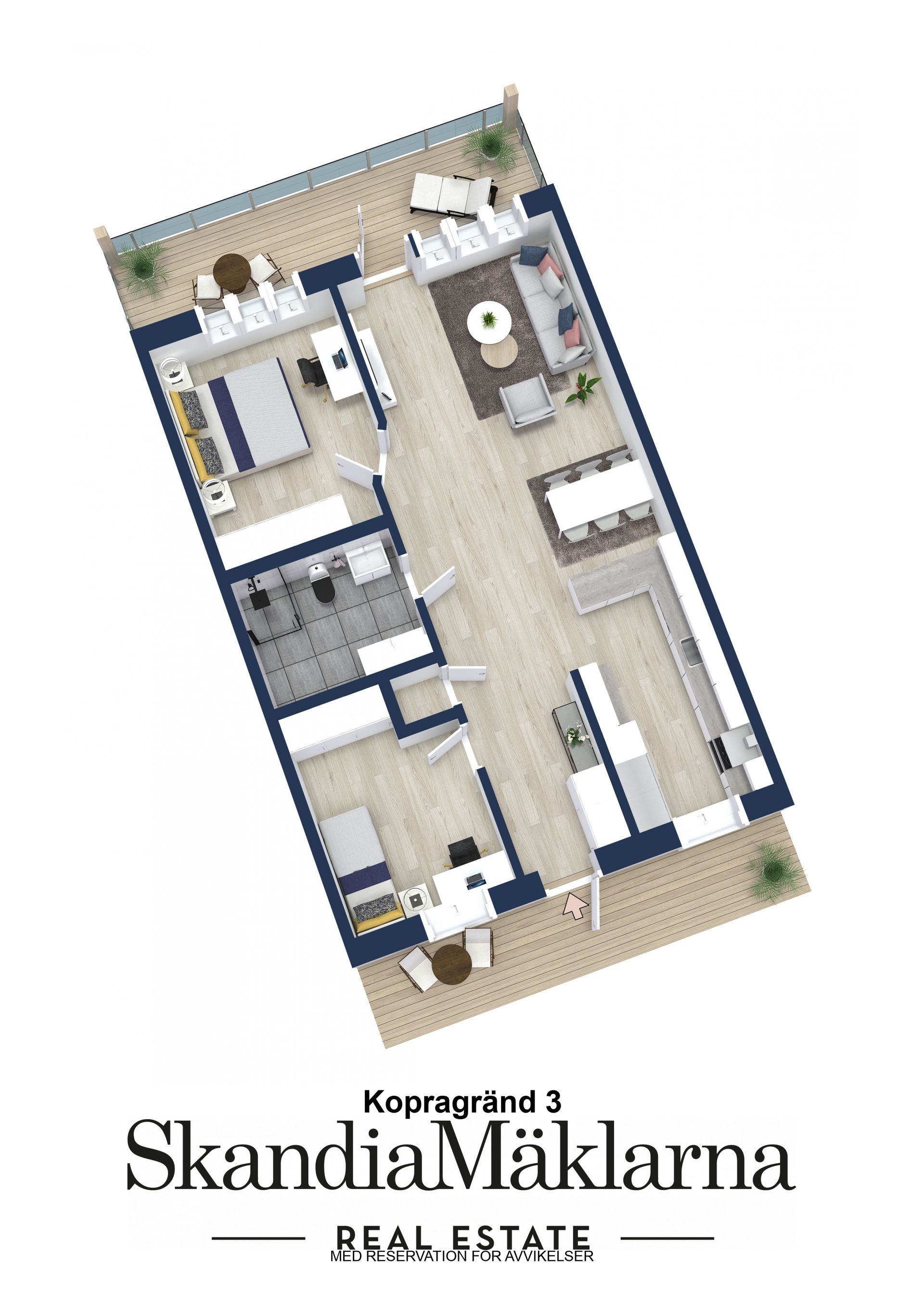 Bostadsrätt, Kopragränd 3, Gävle strand, Gävle