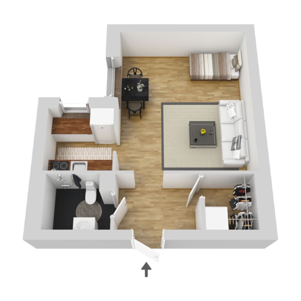 Bostadsrätt, Holmgatan 3, Pantarholmen, Karlskrona