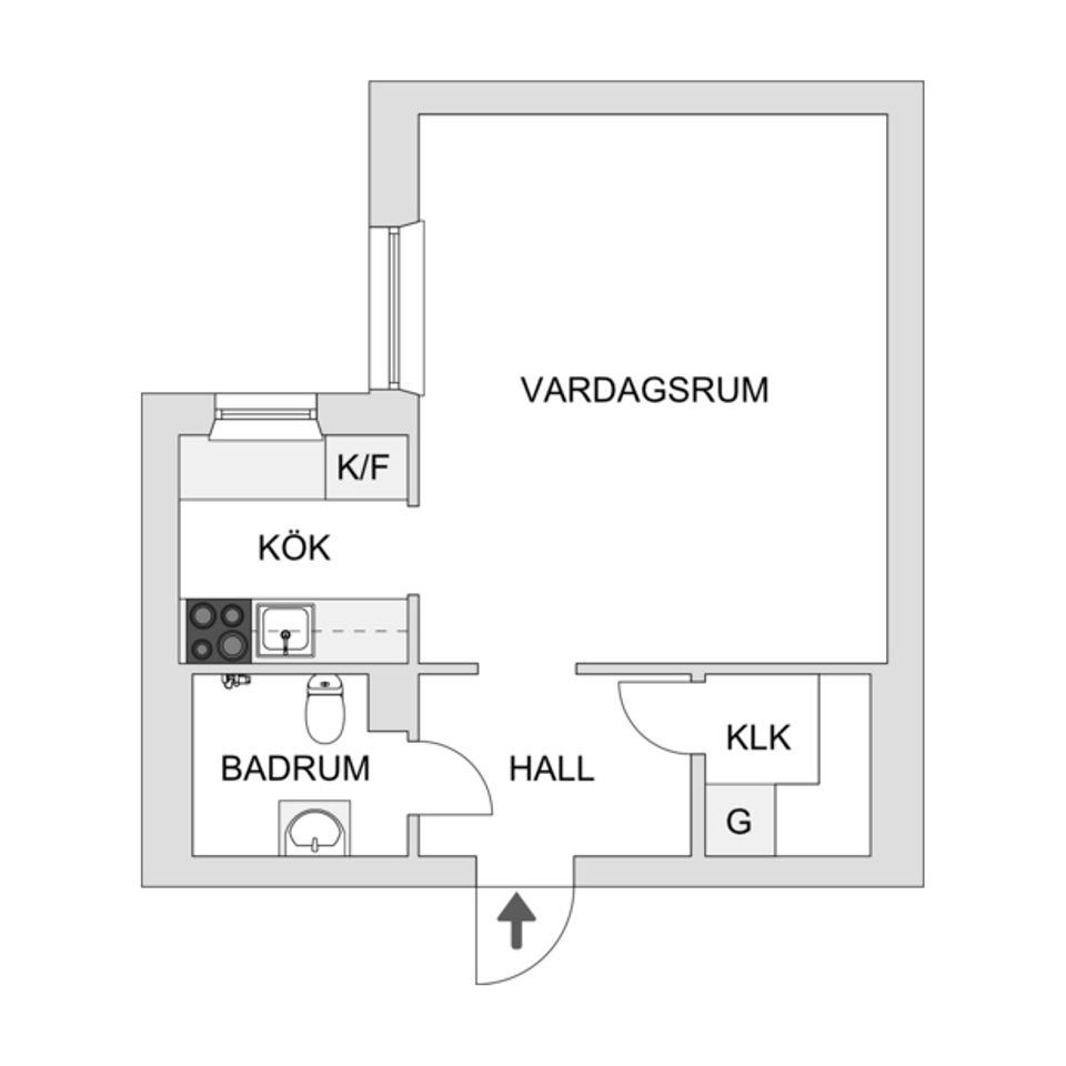 Bostadsrätt, Holmgatan 3, Pantarholmen, Karlskrona