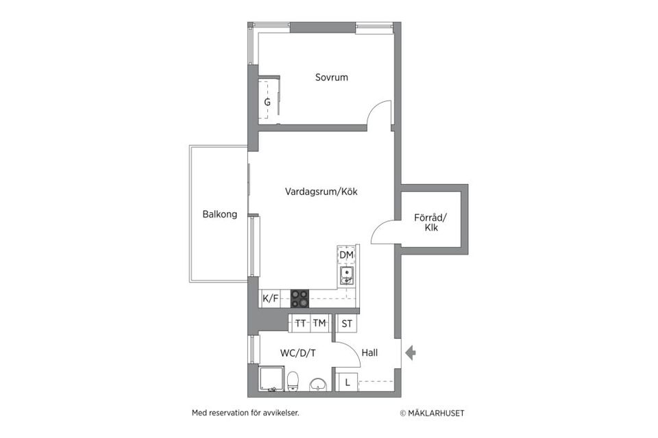 Bostadsrätt, Fregattgatan 2A, Norra Kajen, Sundsvall