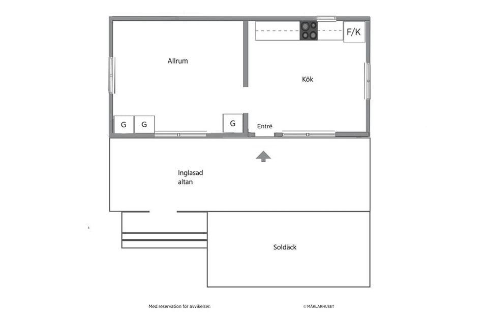 Villa, Arrende Måla 424, Ålhammarsudde, Arboga