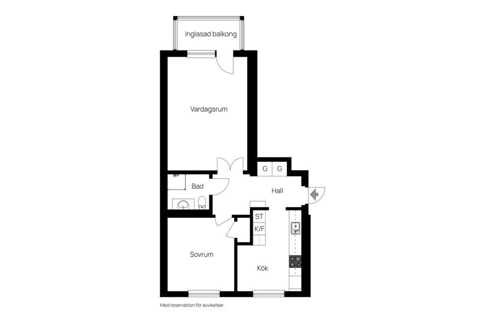 Bostadsrätt, Djupegatan 35b, Öster, Hudiksvall