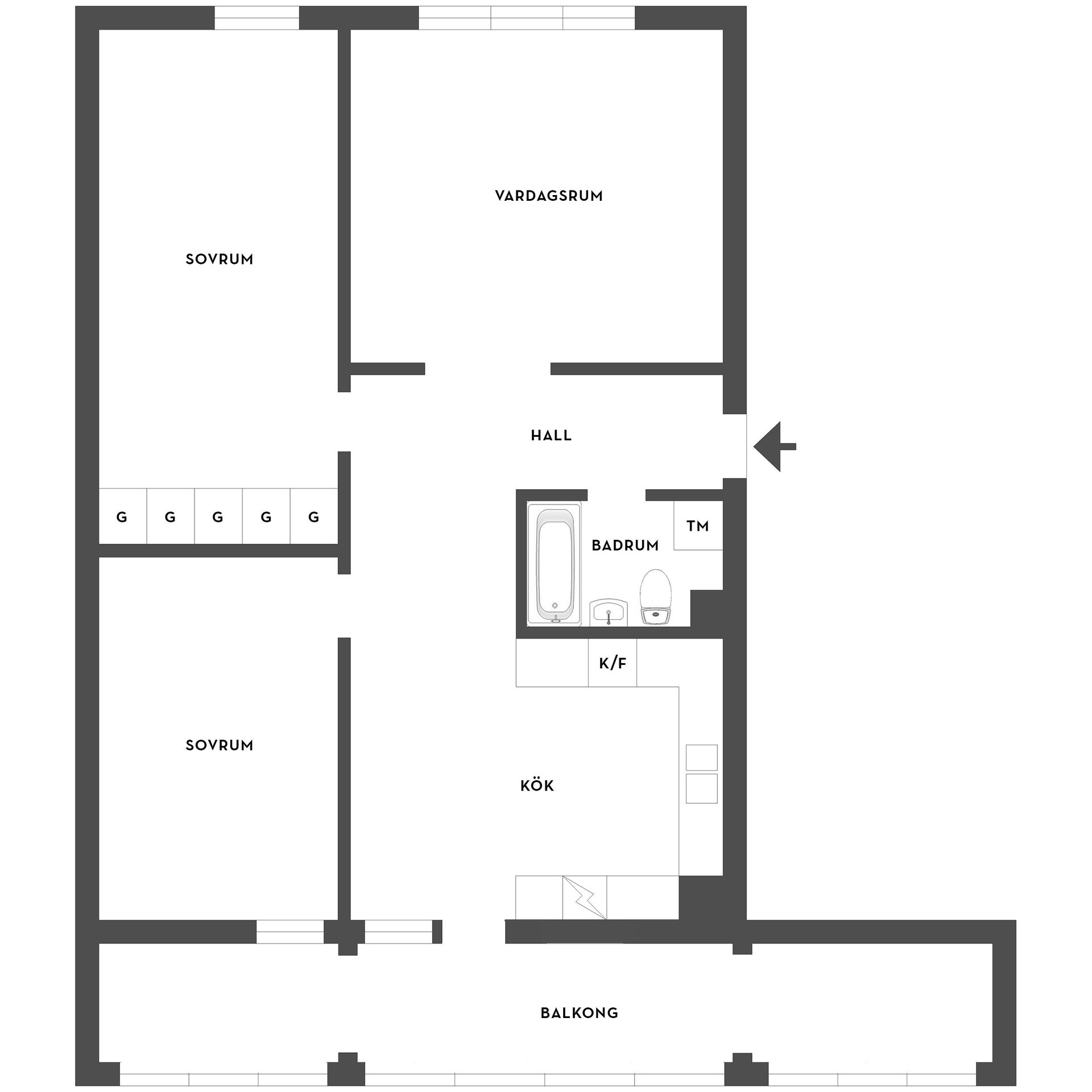 Bostadsrätt, Rönnebergavägen 37B, Rönneberga, Eslöv