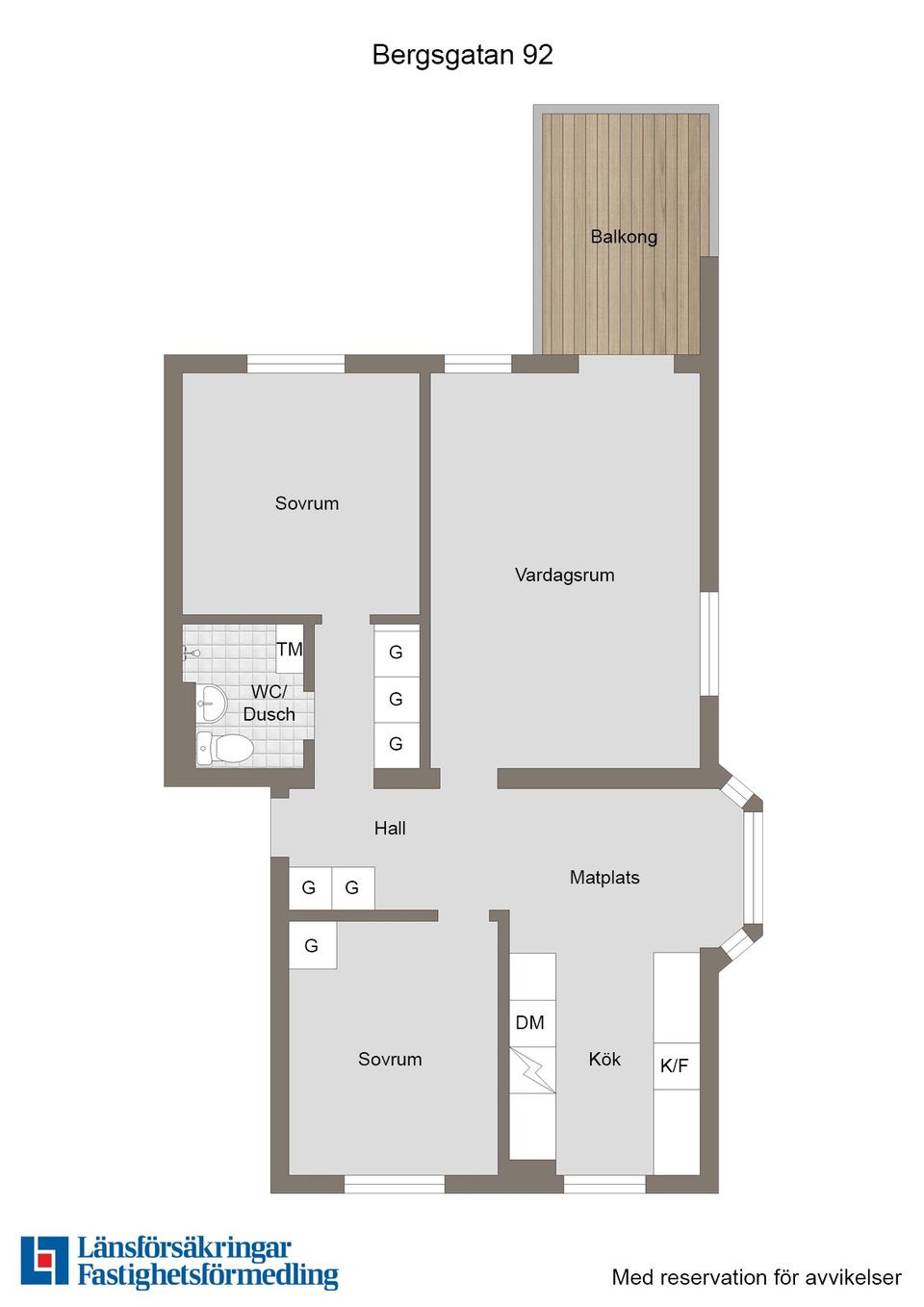 Bostadsrätt, Bergsgatan 92, S:t Ilian, Enköping