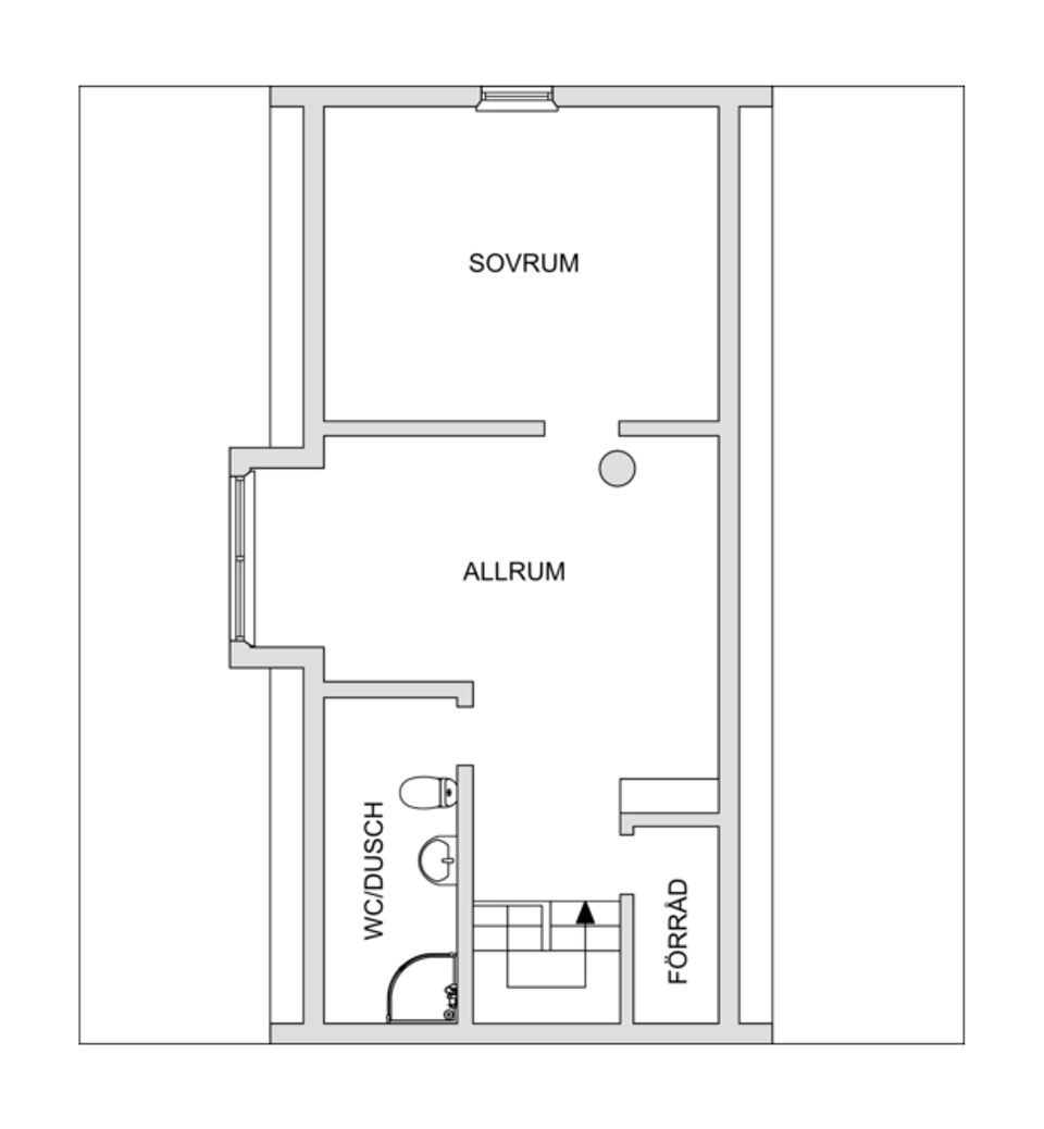 Villa, Radhus, Bodgatan 57, Bergsbyn, Skellefteå