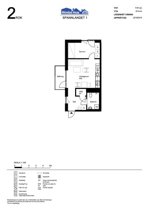 Bostadsrätt, Kubikvägen 1, Hägerneholm, Täby