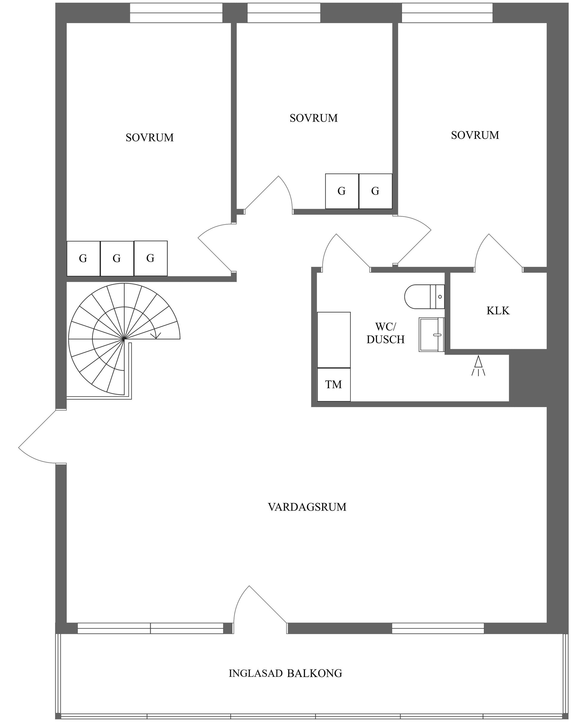 Bostadsrätt, Bråddgatan 26, Centralt, Strömmen, Norrköping