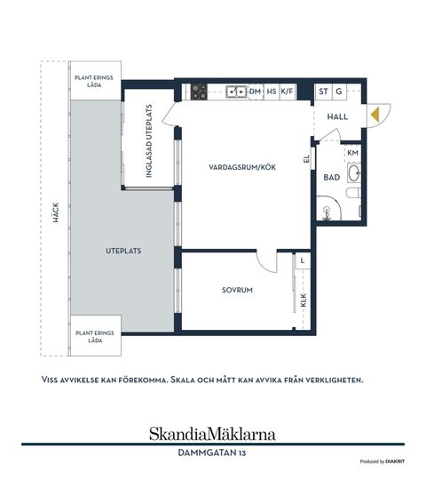 Bostadsrätt, Dammgatan 13, Färjestad, Karlstad