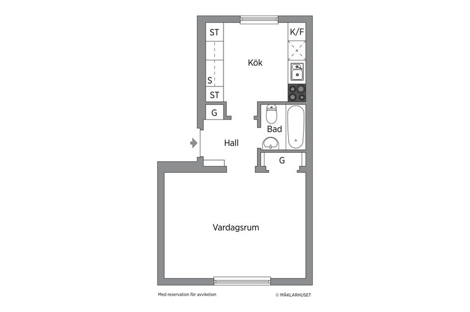 Bostadsrätt, Völundsgatan 5a, Hedvigsborg, Borås