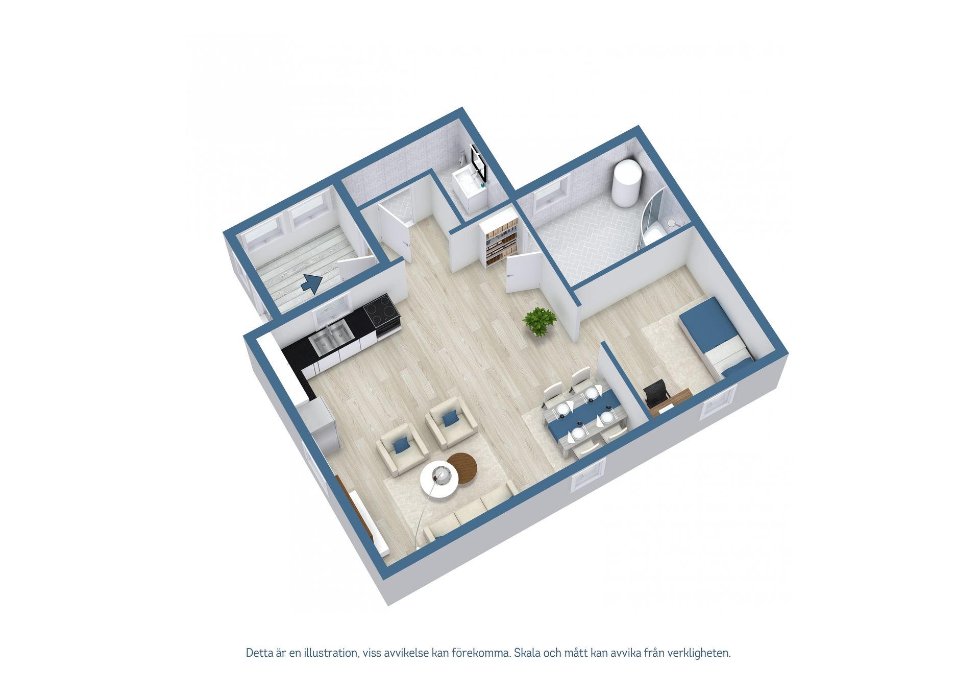 Villa, Malmbacksvägen 15, Strömsberg, Tierp