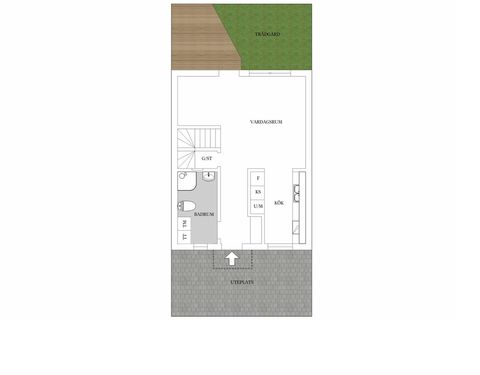Bostadsrätt, Uranusvägen 2C, Östra Lugnet, Växjö