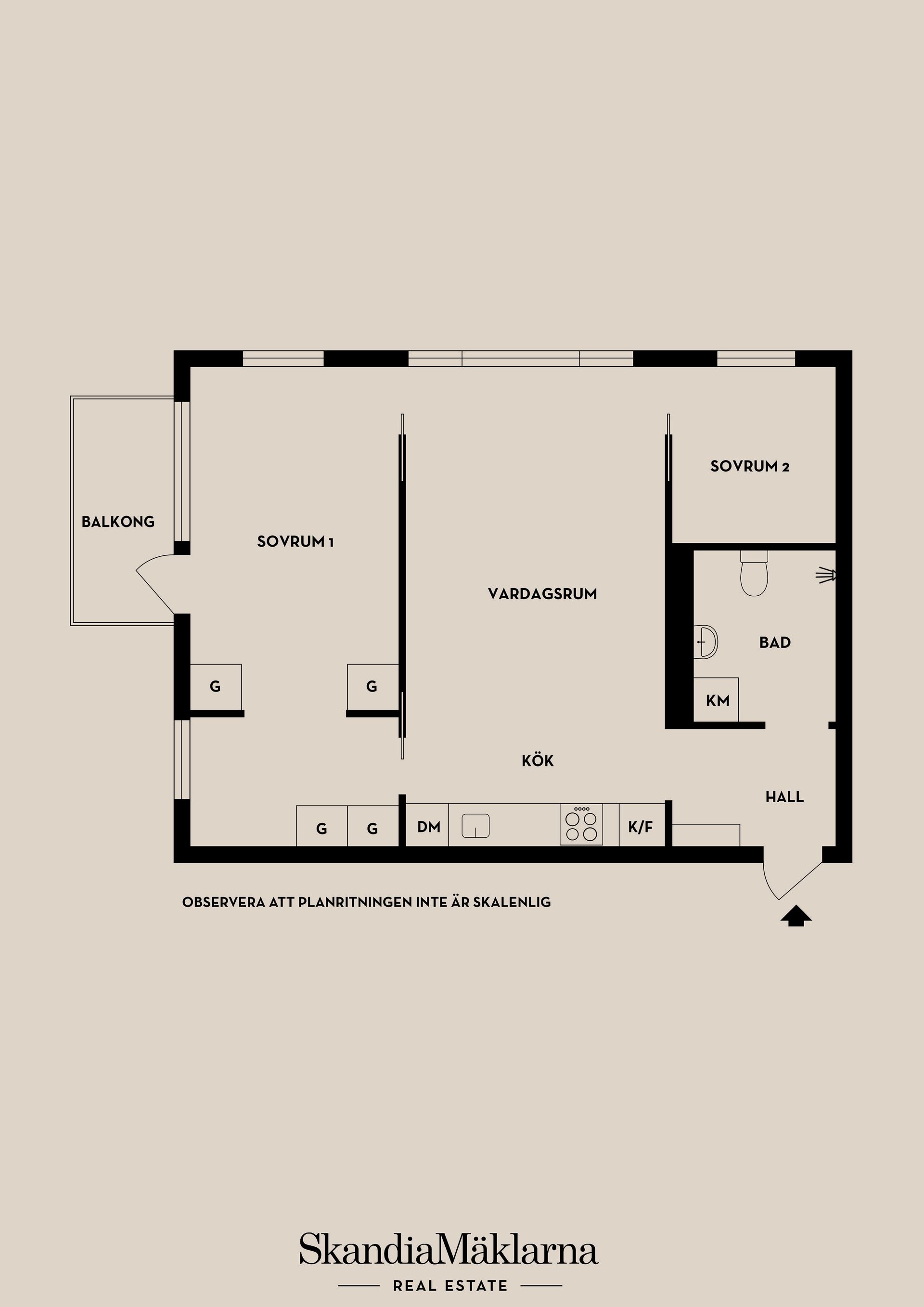 Bostadsrätt, Ursviks allé 23 vån 3/3, Ursvik, Sundbyberg