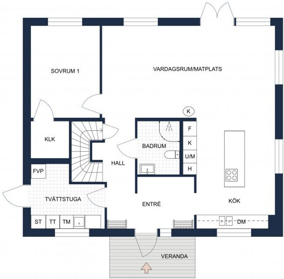 Villa, Trollmossvägen 13, Lindbacken, Uppsala