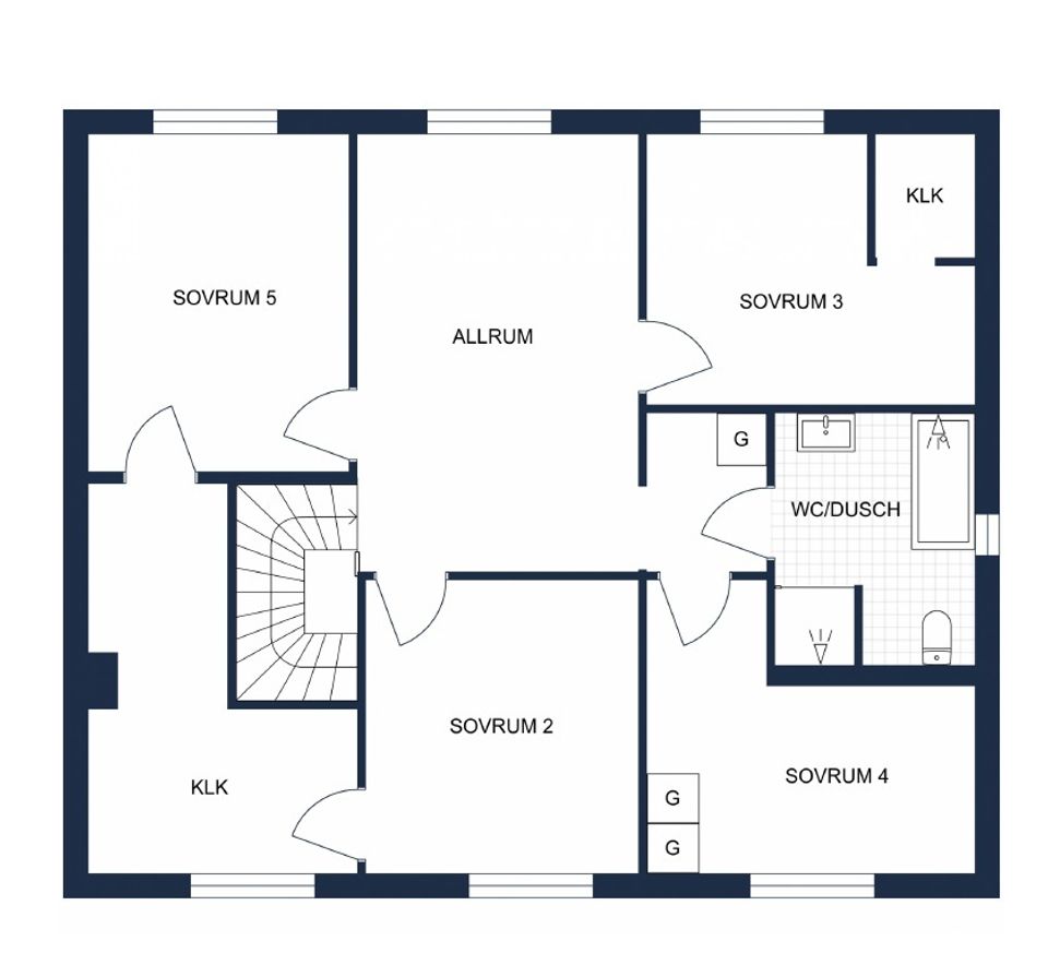 Villa, Trollmossvägen 13, Lindbacken, Uppsala