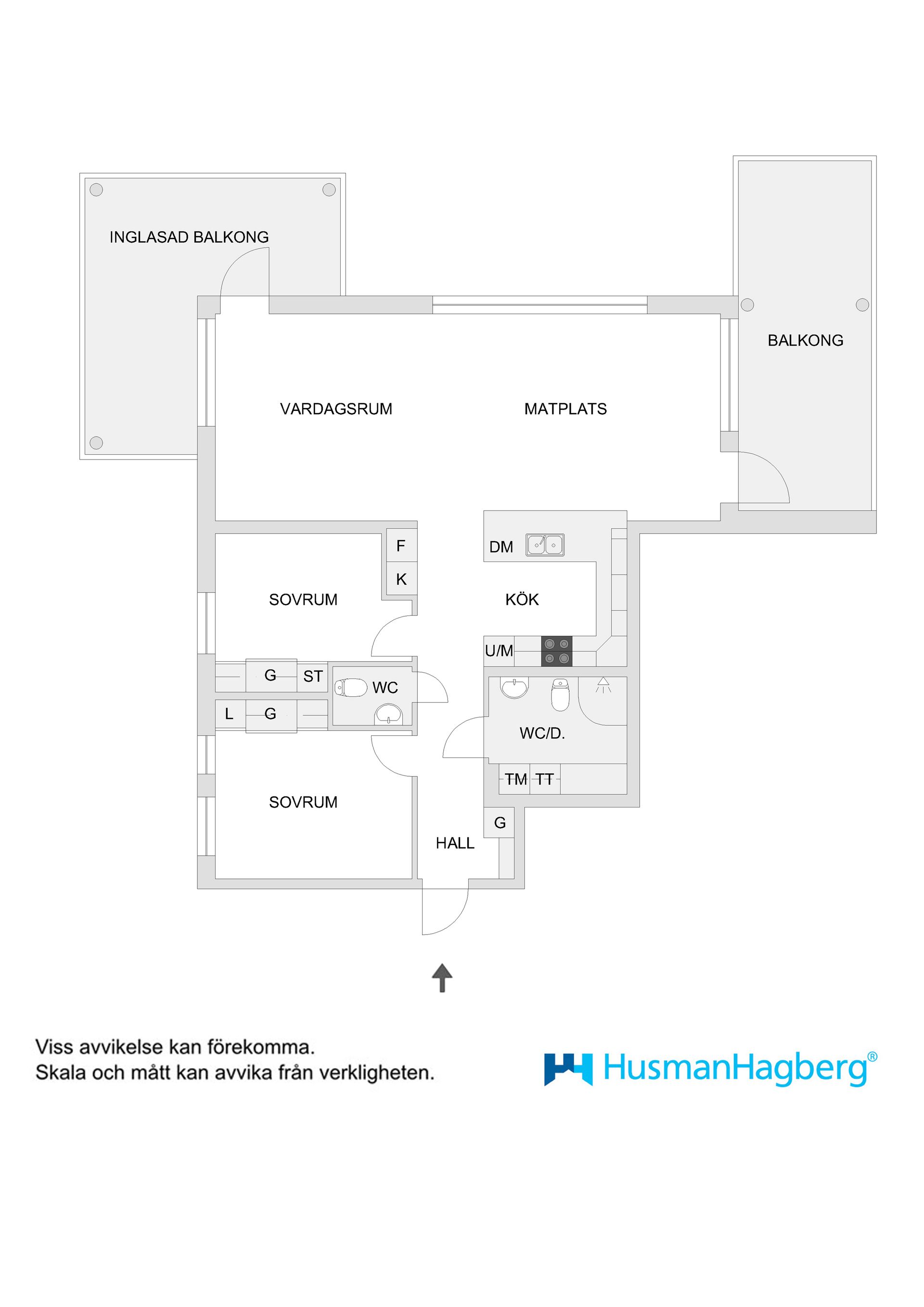 Bostadsrätt, Kvarnvägen 3A, Väst På Stan, Umeå
