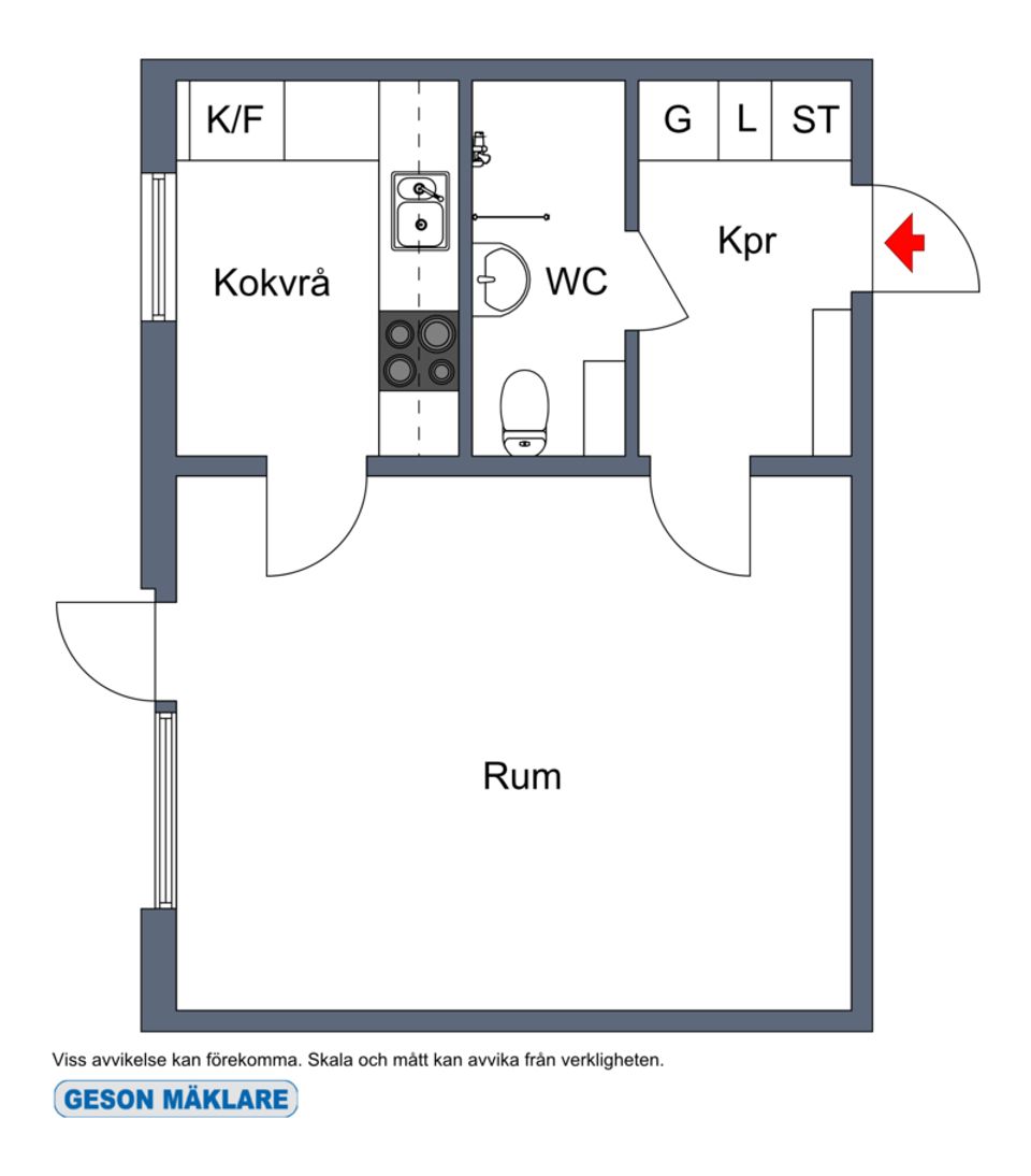 Bostadsrätt, Vigelsjövägen 17C lgh 1001, Norrtälje
