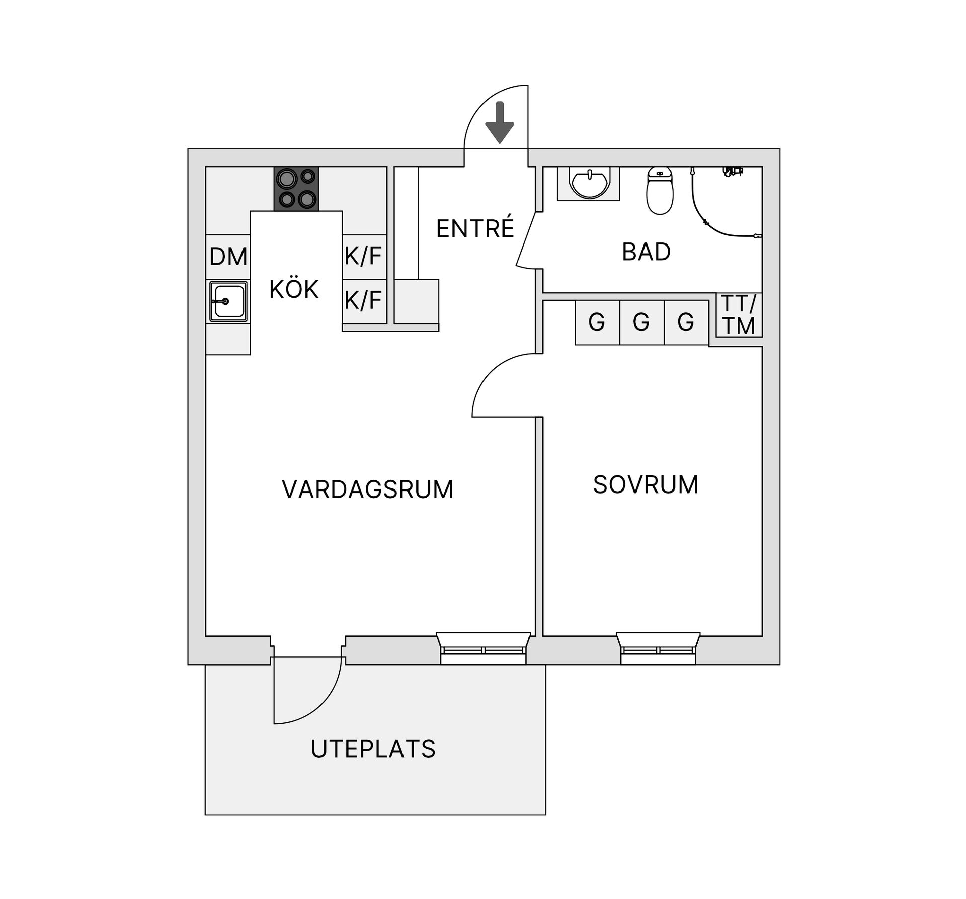 Bostadsrätt, Ormingeringen 62A, Västra Orminge, Nacka