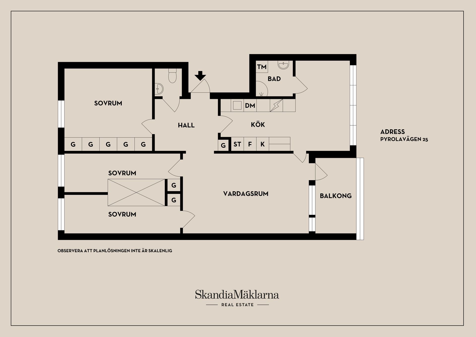 Bostadsrätt, Pyrolavägen 25, Skärsätra, Lidingö