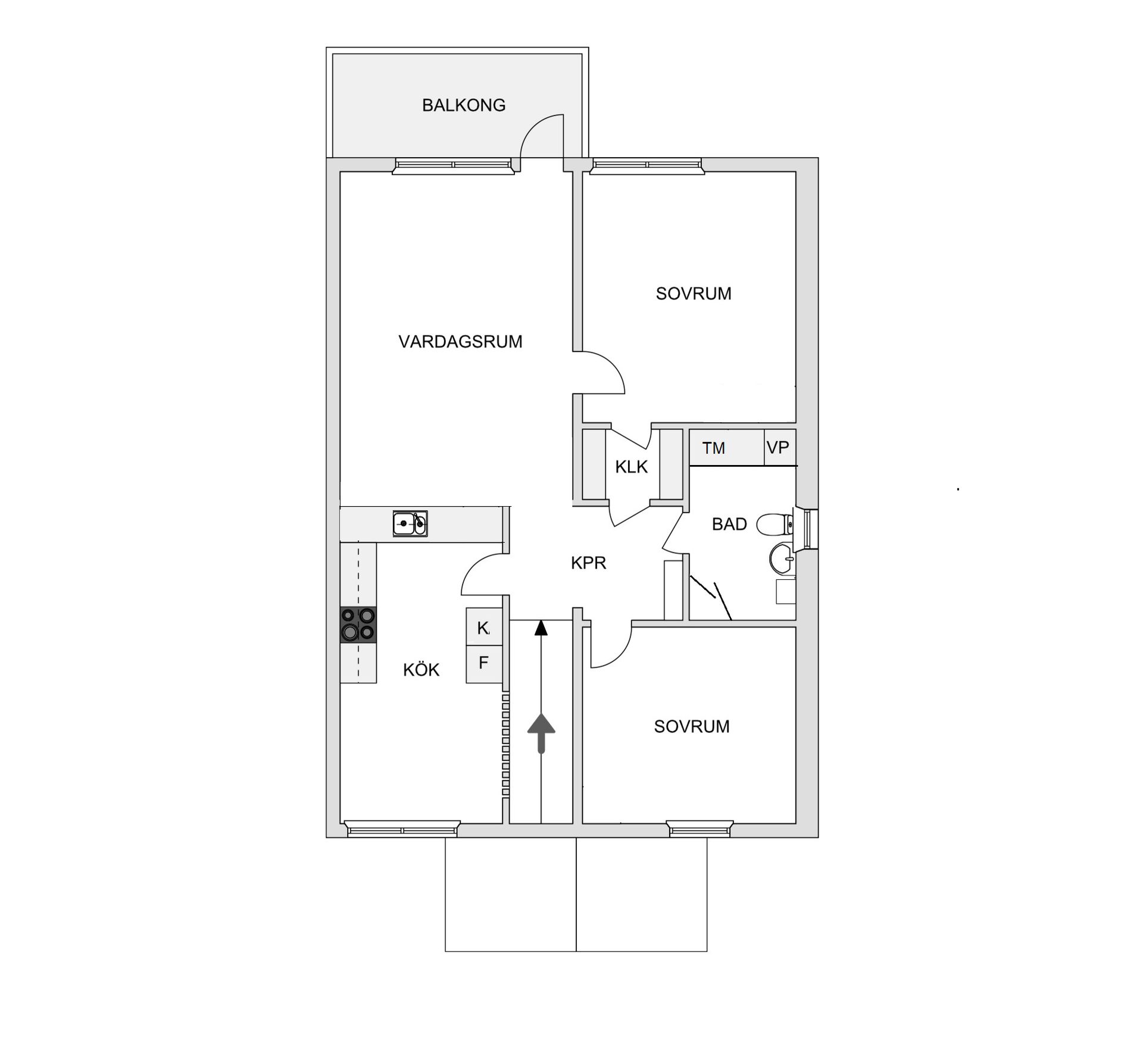 Bostadsrätt, Vänskapsgatan 20, Ursviken, Skellefteå