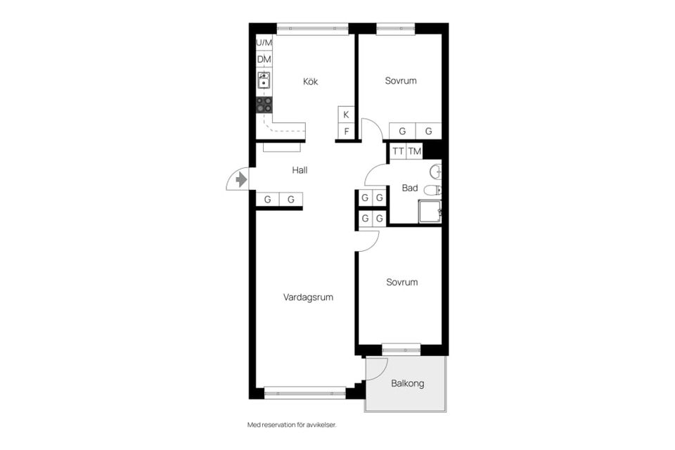 Bostadsrätt, Portalgatan 61, Kapellgärdet, Uppsala