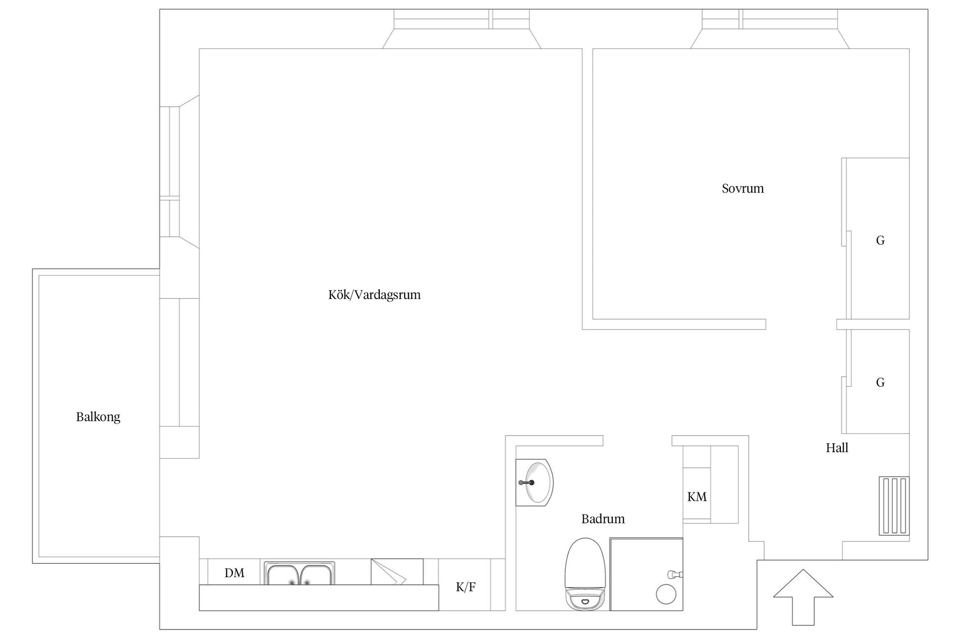 Bostadsrätt, Långströmsgatan 4D, Centrala Hisingen, Göteborg