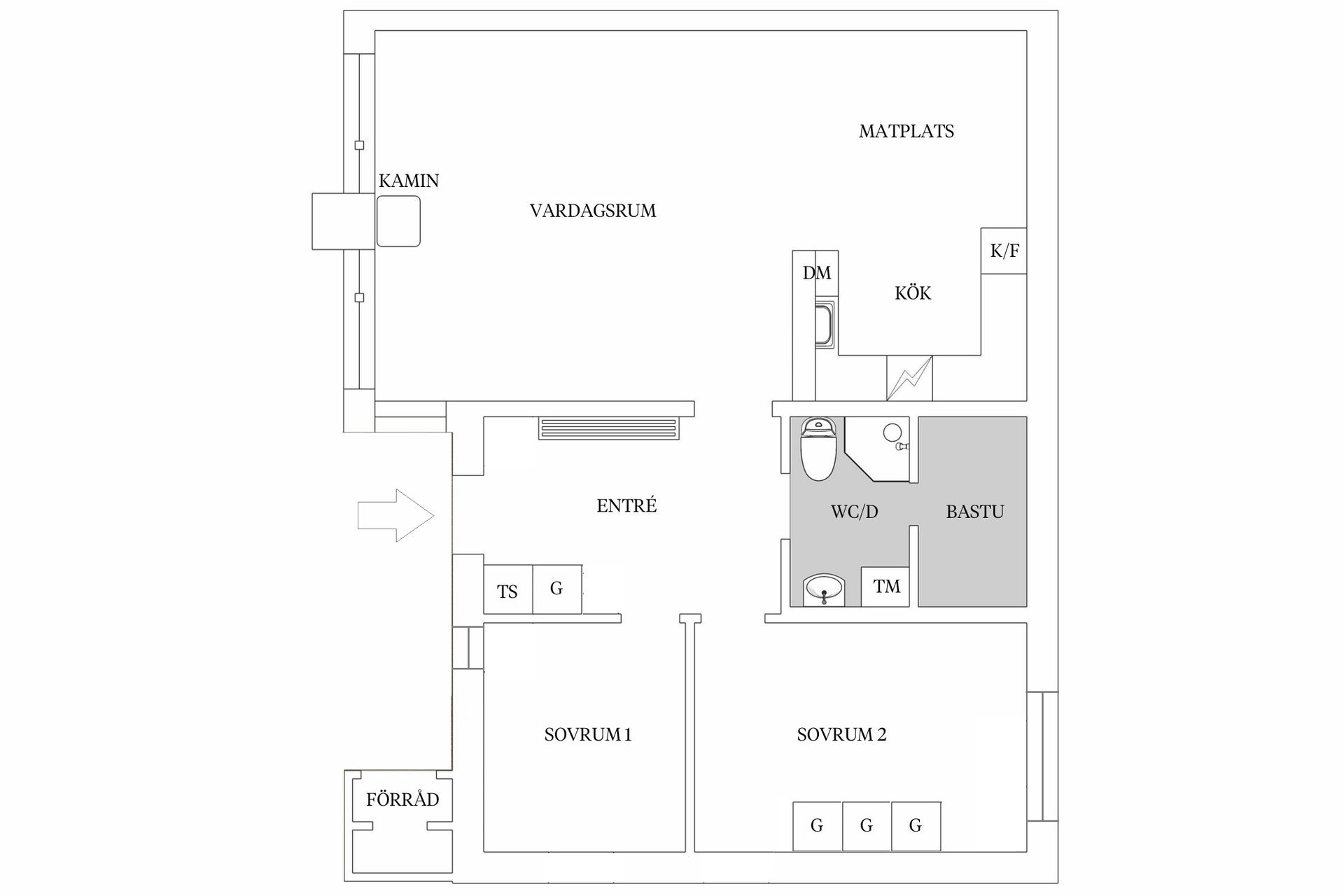 Bostadsrätt, Lillfjällsvägen 13F, Åre Sadeln, Åre